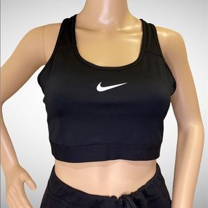 Nike Black Medium Impact Racerback Sports Bra Size Medium??  VGC